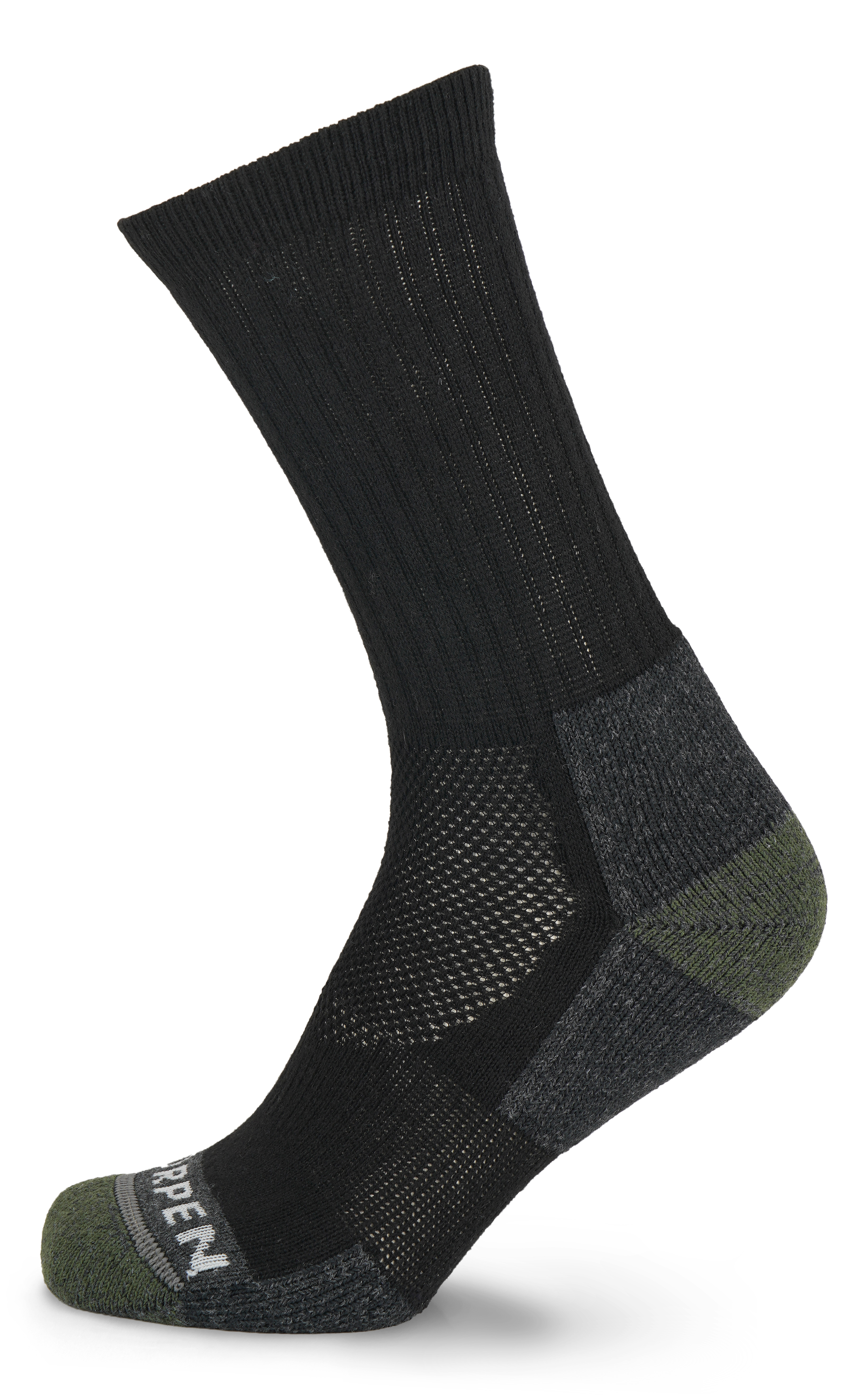 Image Lorpen MH2PC Wool Hike 2Pack Crew Unisexe NOIR/GRANITE LEGER M